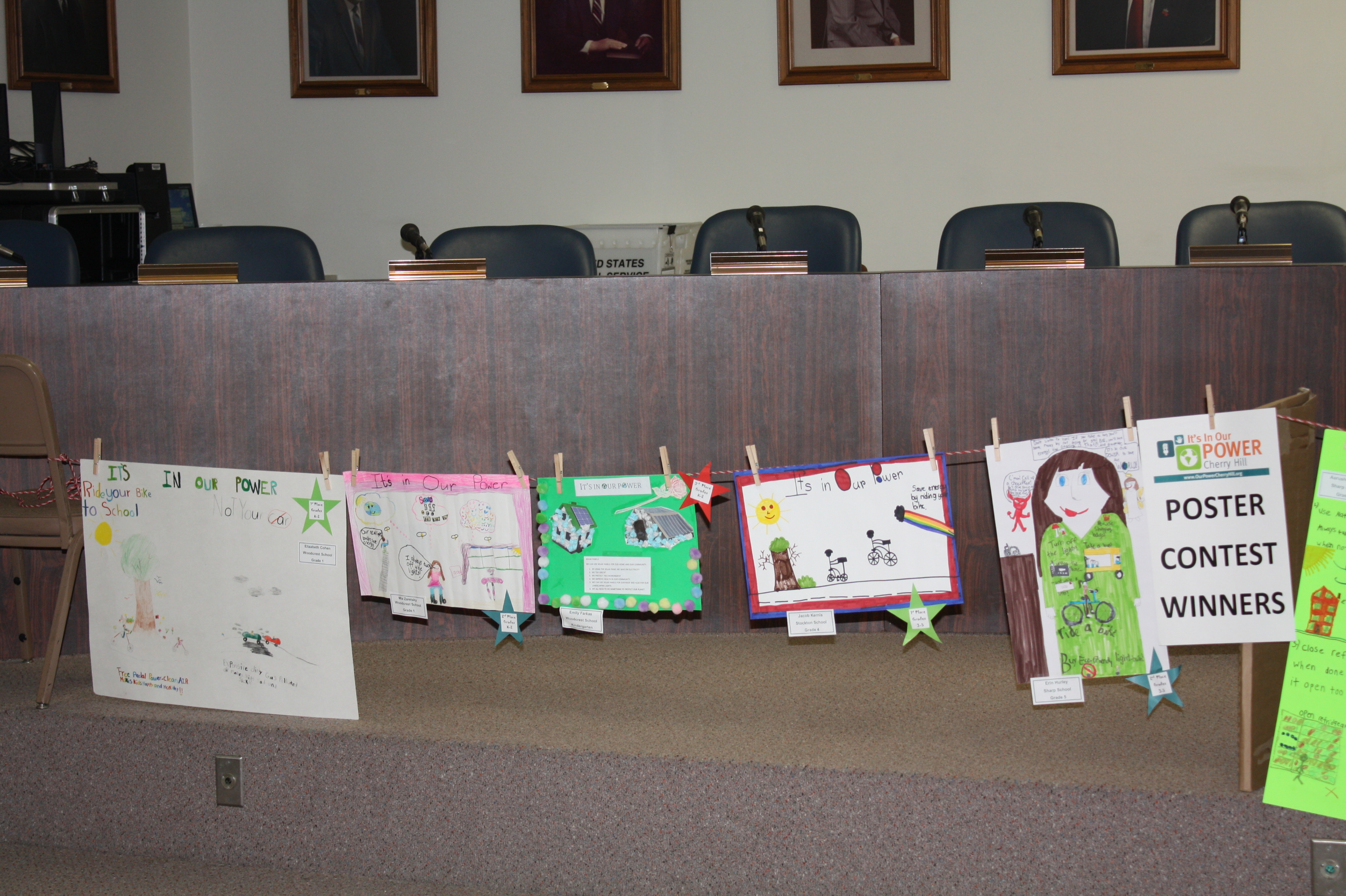 In Our Power poster contest winners 2